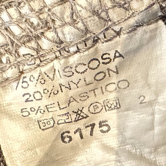 Corduroy Moss Green Drawstring Jogger Pants Italy - Picture 9 of 11